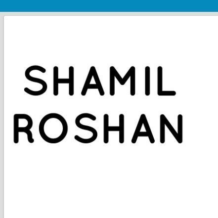 SHAMIL ROSHAN