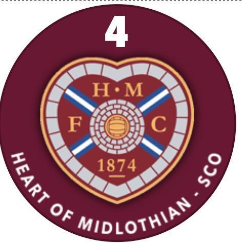Heart of midlothian/Escócia