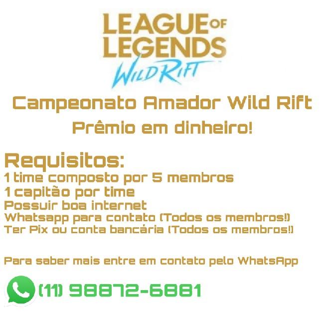 Campeonato Amador Wild Rift