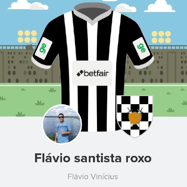 Flávio santista roxo