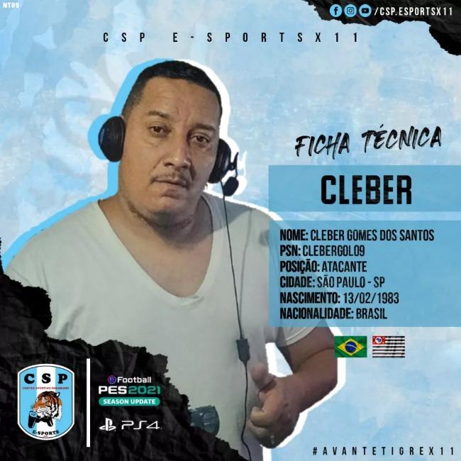 CLEBER GOMES DOS SANTOS - 🆔CLEBERGOL09