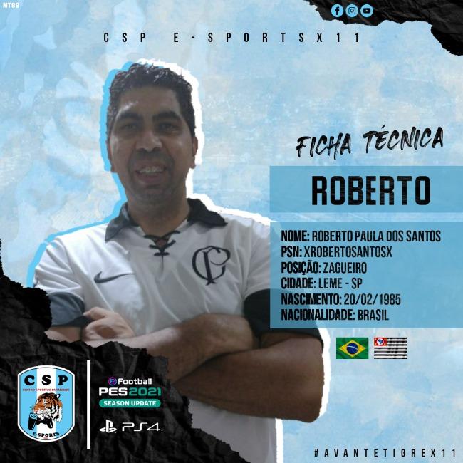 ROBERTO PAULA DOS SANTOS - 🆔ROBYFEDERAL_PES