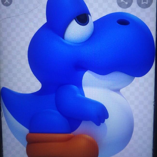Bébé Yoshi bleu
