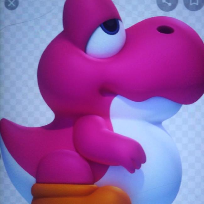 Bébé Yoshi rose