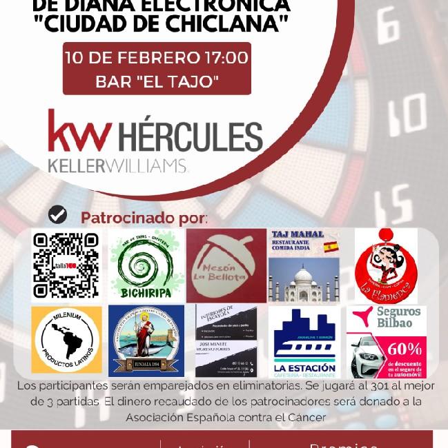 I Torneo Benéfico de diana electrónica "Ciudad de Chiclana"