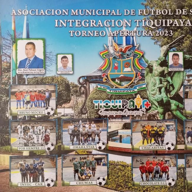 Asociacion municipal de futbol de salon integracion Tiquipaya