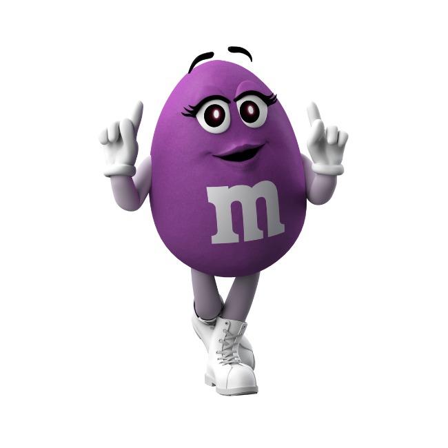 Purple M&M