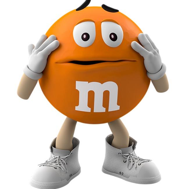 Orange M&M