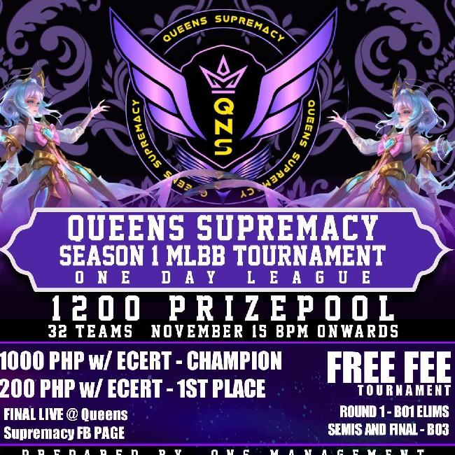 Queens Supremacy Free Tournament