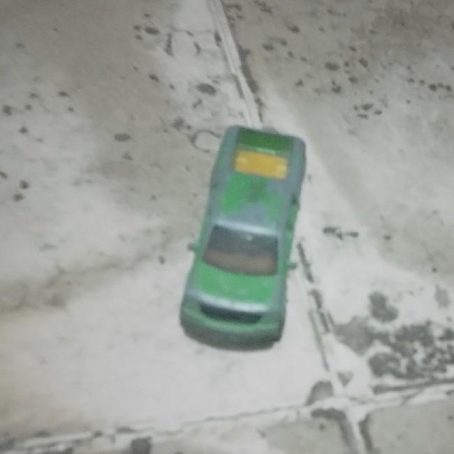 Camioneta verde