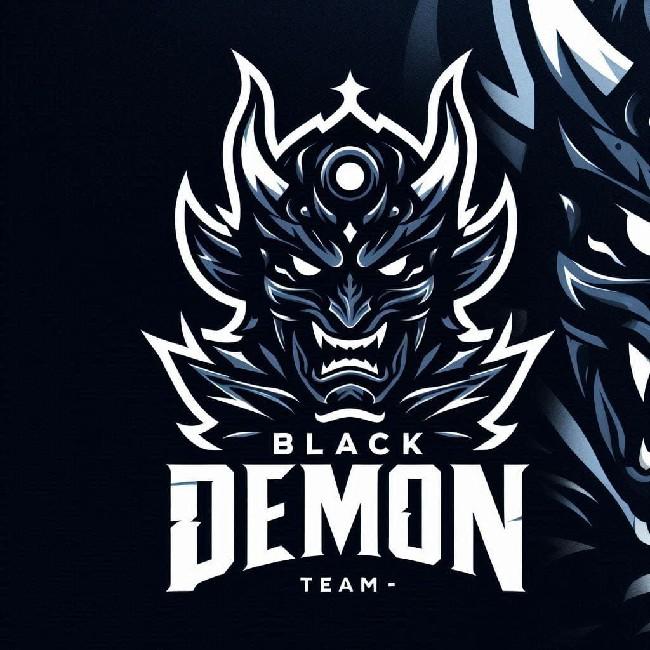 BLACK DEMON MASK