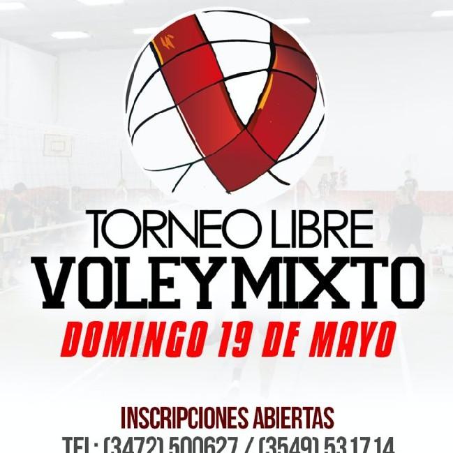 Torneo libre de voley mixto