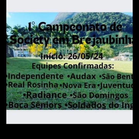 1⁰ campeonato de society de Brejaubinha