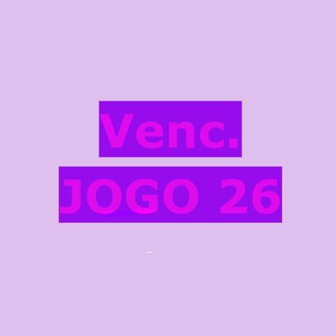 Venc. JOGO 26