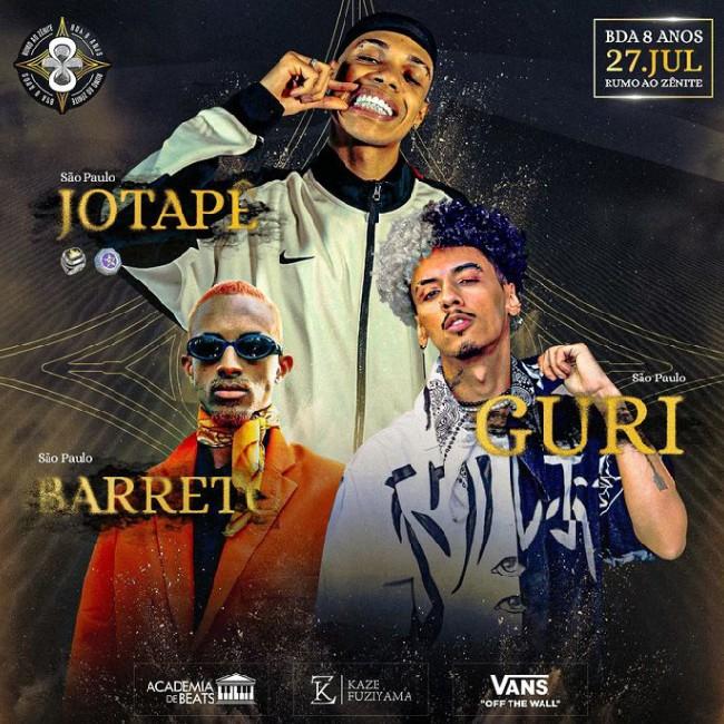Jotapê, Barreto e Guri