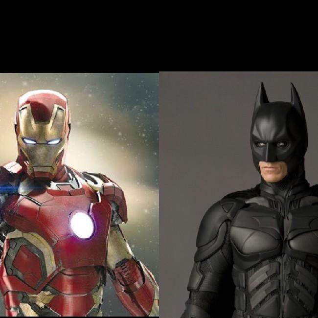 BAT MAN & IRON MAN