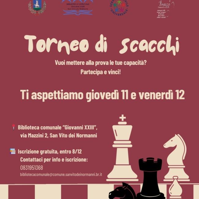 TORNEO RAPID BIBLIOTECA GIOVANNI XXIII