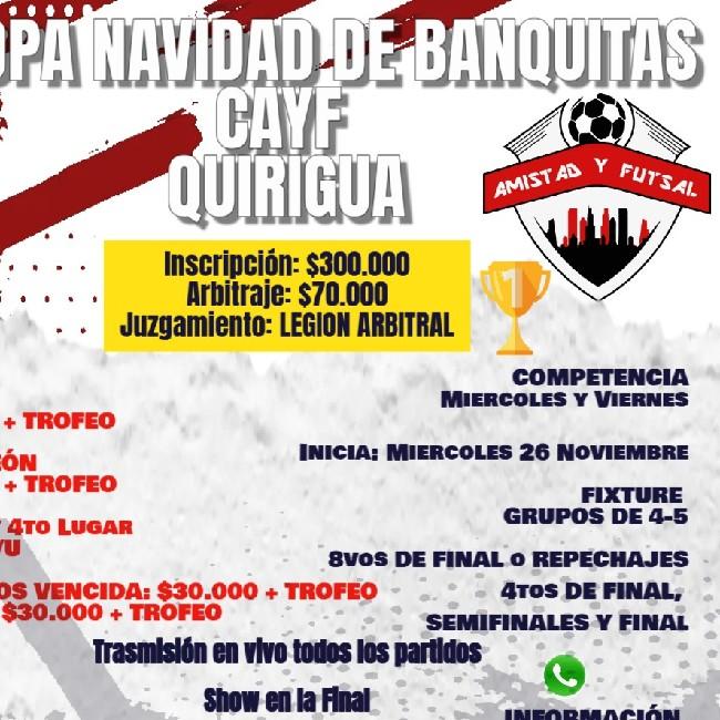 3 COPA NAVIDAD DE BANQUITAS CAYF