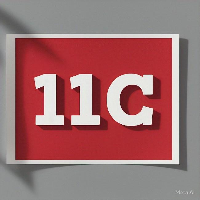 11 C