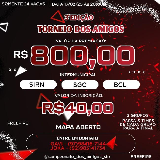 3° Torneio Amigos - SIRN