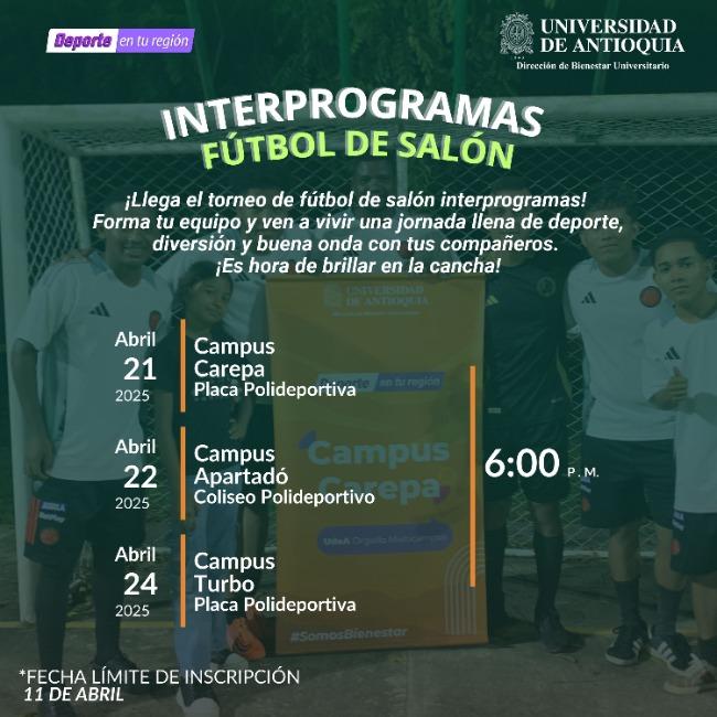 Microfútbol 2025-1 Campus Carepa