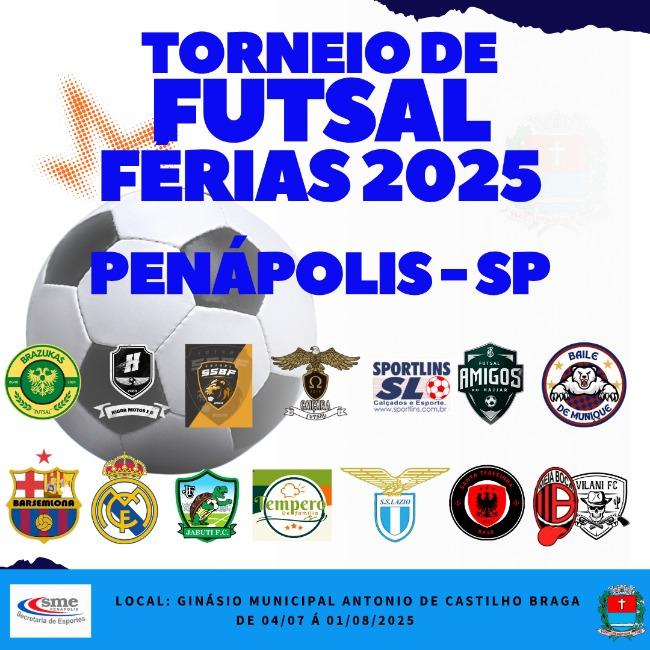 TORNEIO DE FUTSAL FÉRIAS 2025