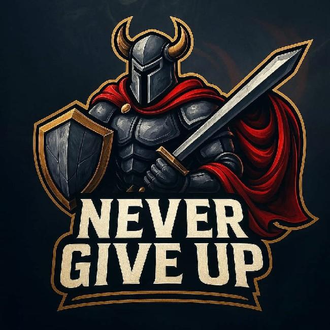 NEVER GIVE UP