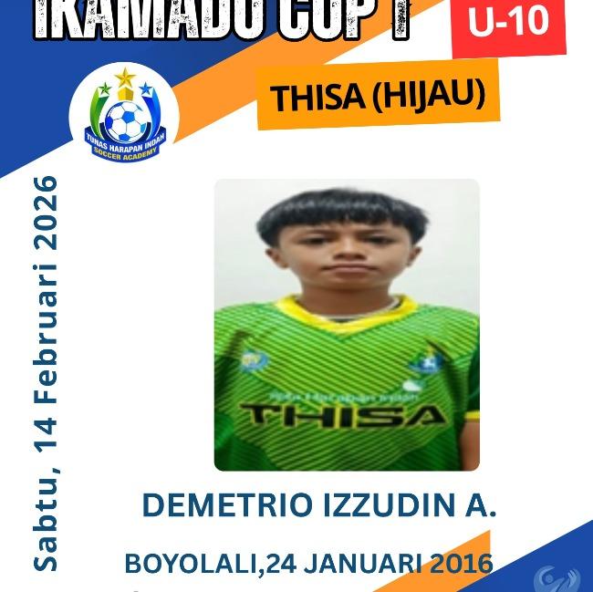 DEMETRIO IZZUDIN ARDANI KAIMUDIN