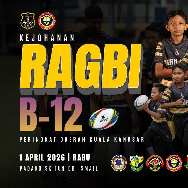 Pertandingan Ragbi B12 MSSD Kuala Kangsar 2026