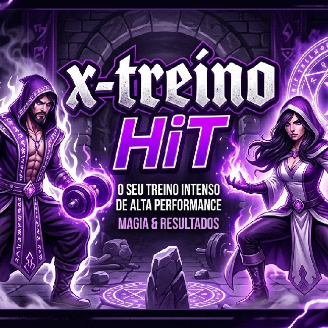 X-treino HiT 🧙🏽‍♂️🤍🧙🏽‍♀️💜